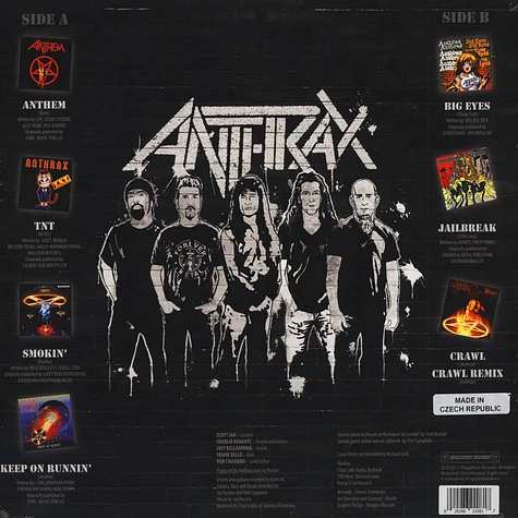 Anthrax - Anthems Purple & White Color Vinyl Edition