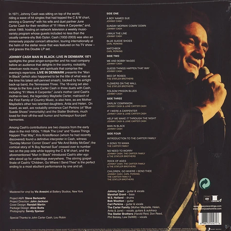 Johnny Cash - Man In Black Live in Denmark 1971