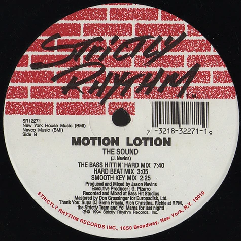Motion Lotion - The Sound