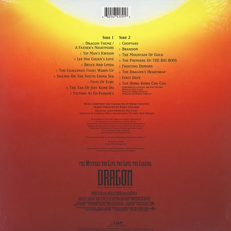 Randy Edelman - OST Dragon: The Bruce Lee Story