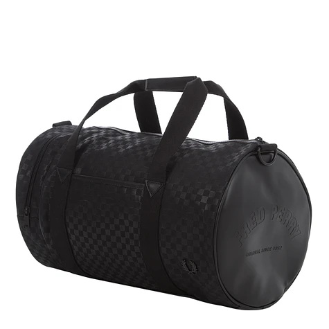 Fred Perry - Checked Nylon Barrel Bag