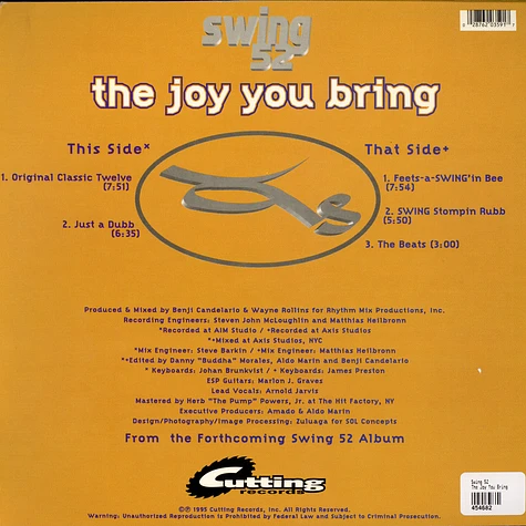 Swing 52 - The Joy You Bring