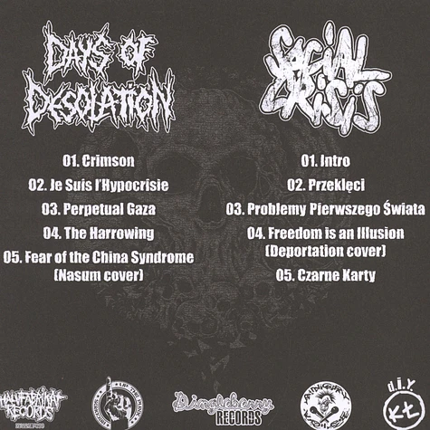 Social Crisis/Days Of Desolation - Split