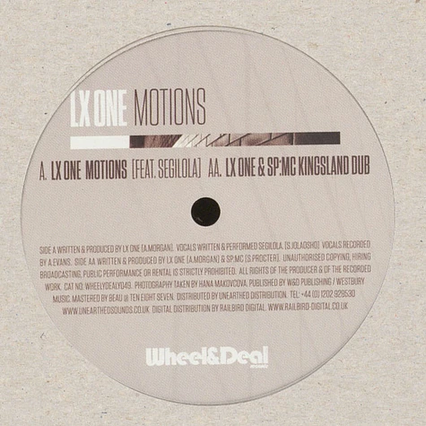 LX One / LX One & SP:MC - Motions / Kingsland Dub