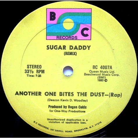 Sugar Daddy - Another One Bites The Dust