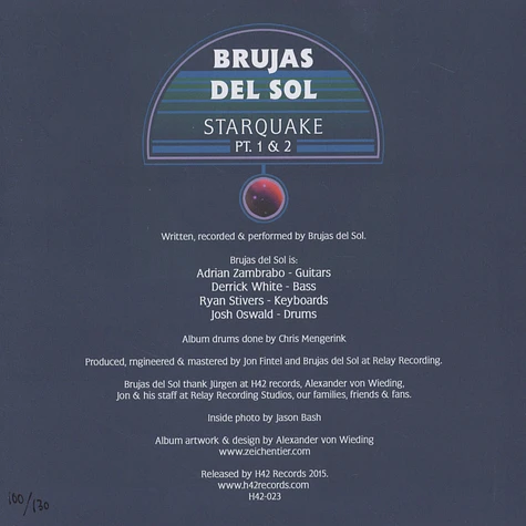 Brujas Del Sol - Starquake Black Vinyl Edition