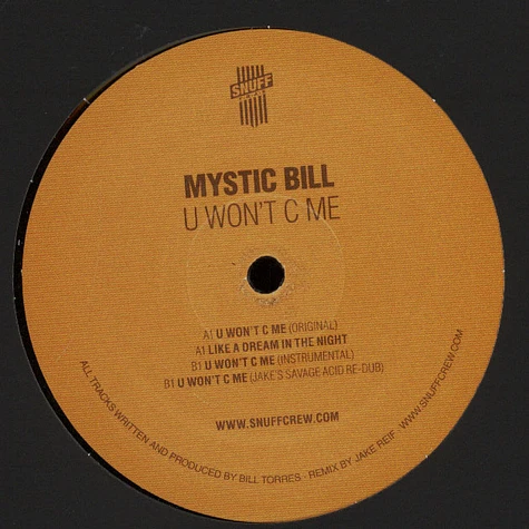 Mystic Bill - U Wont C Me