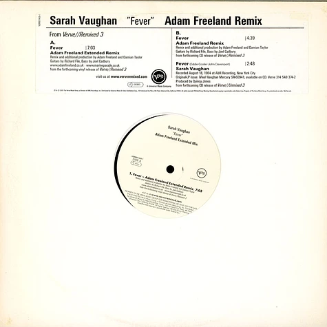Sarah Vaughan - Fever