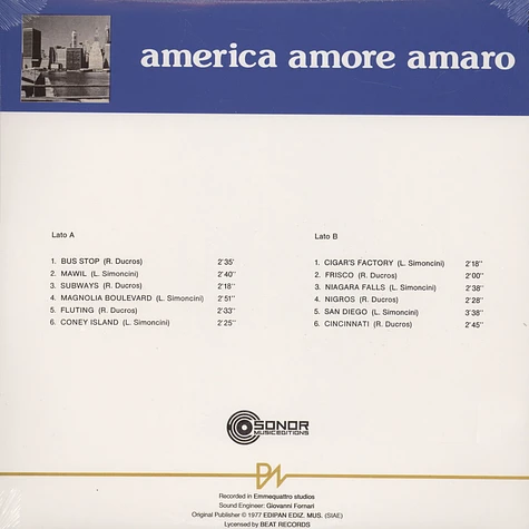 Remigio Ducros & Luciano Simoncini - America Amore Amaro