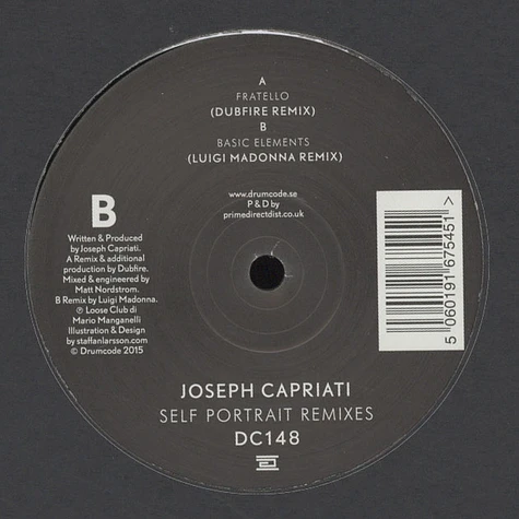 Joseph Capriati - Self Portrait Dubfire & Luigi Madonna Remixes