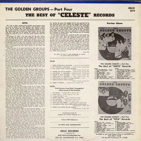 V.A. - The Best Of Celeste Records