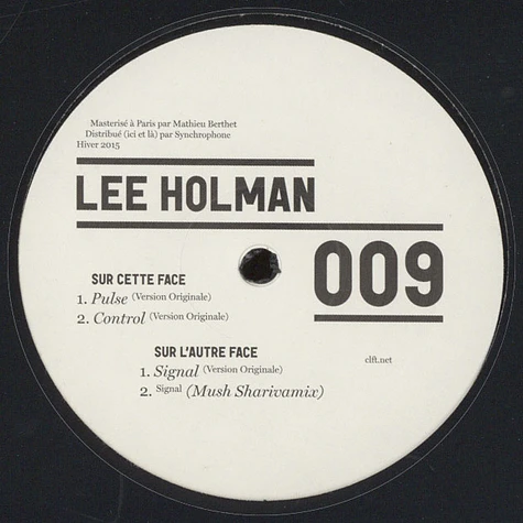 Lee Holman - Enclave EP