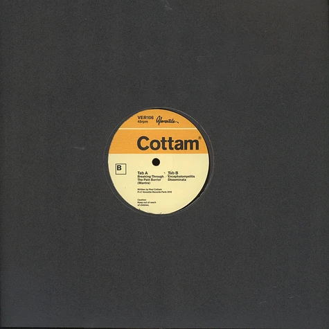Cottam - Breaking Through The Pain Barrier EP