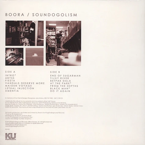 Boora - Soundogolism