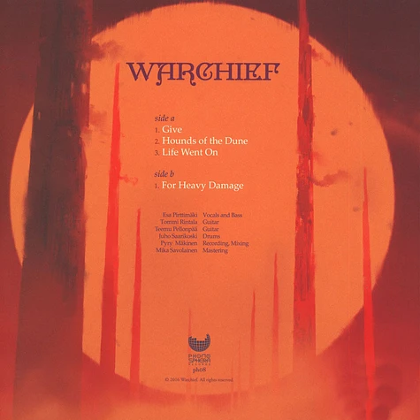 Warchief - Warchief Gold Cover Edition