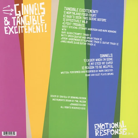Tangible Excitement! / Ginnels - Split LP