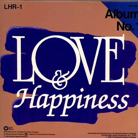 V.A. - Love And Happiness - Album No. 1