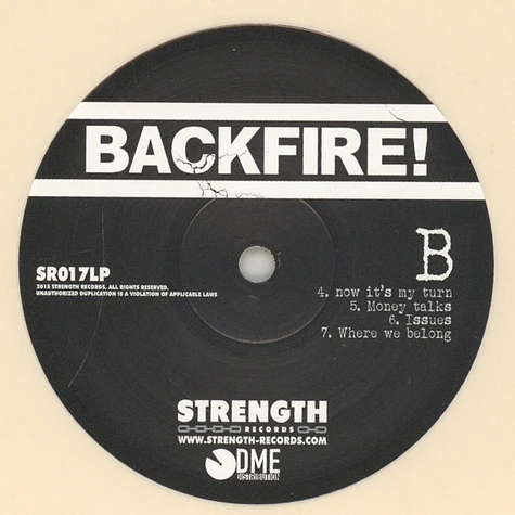 Backfire! - Where We Belong