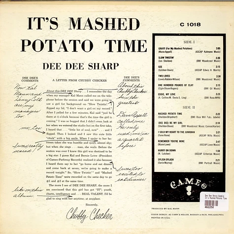 Dee Dee Sharp - It's Mashed Potato Time