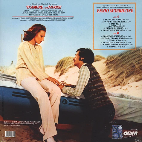 Ennio Morricone - OST D'Amore Si Muore White Vinyl Edition