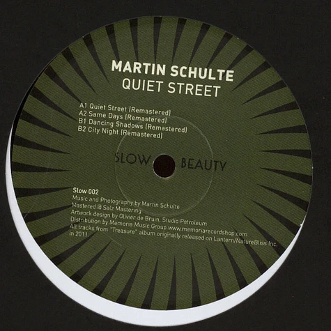 Martin Schulte - Quiet Street