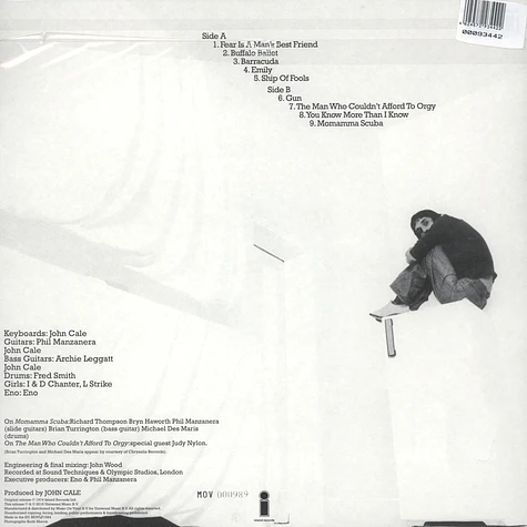 John Cale - Fear White Vinyl Edition