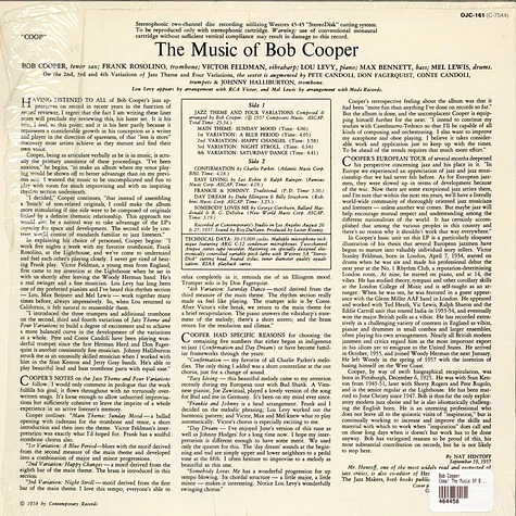 Bob Cooper - Coop! The Music Of Bob Cooper