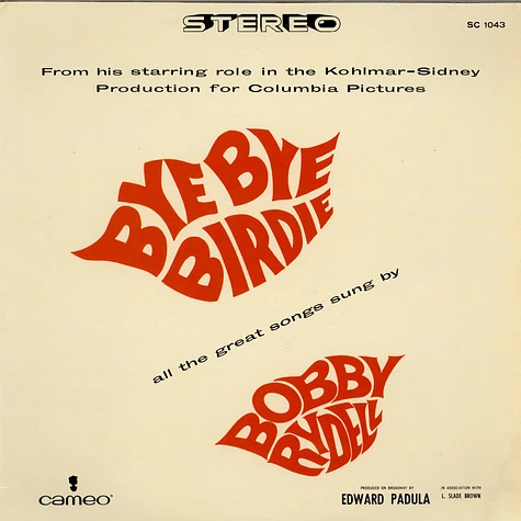 Bobby Rydell - Bye Bye Birdie