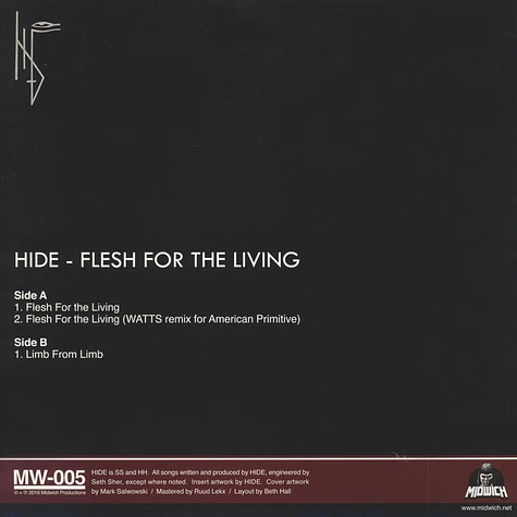 Hide - Flesh For The Living