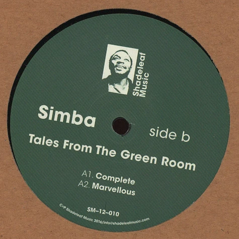 Simba - Tales From The Green Room