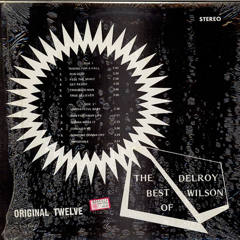 Delroy Wilson - The Best Of Delroy Wilson (Original Twelve)