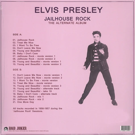 Elvis Presley - Jailhouse Rock The Alternative Album