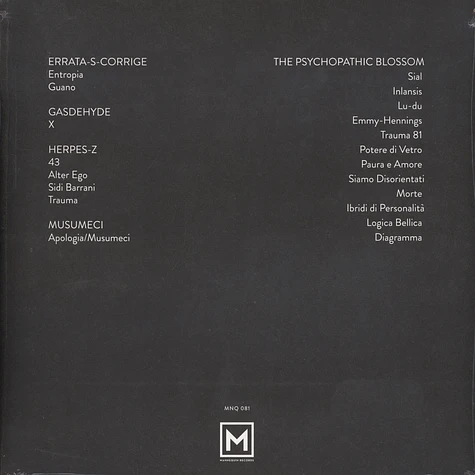 V.A. - Der Zeltweg - Italian Tapes Industrial Music 1982-1984 Volume 2