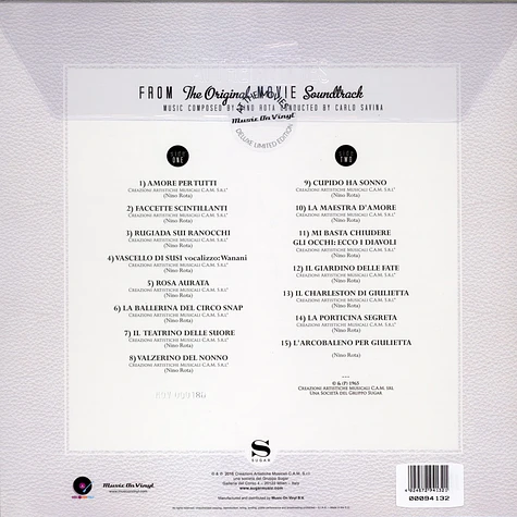 Nino Rota - OST Giulietta Degli Spiriti A Transparent Green Vinyl Edition