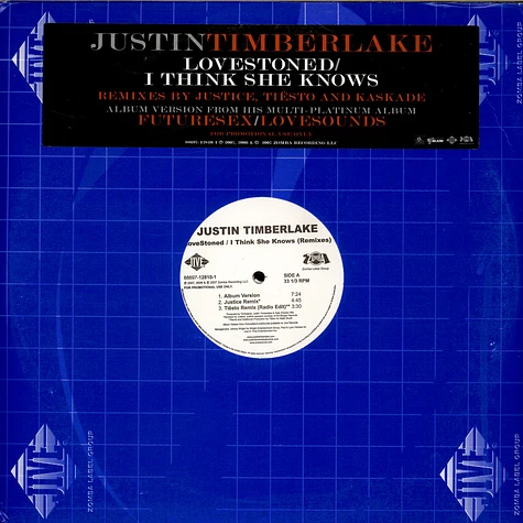 Justin Timberlake - LoveStoned / I Think She Knows (Remixes)