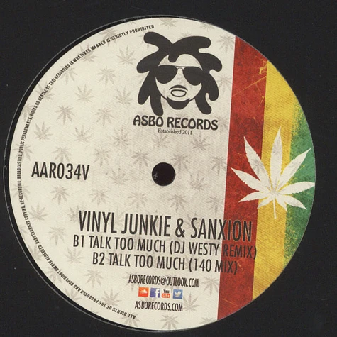 Vinyl Junkie & Sanxion - Talk To Much Feat. Bushman