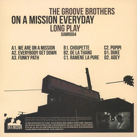 Jef K & Rhythm & Soul present The Groove Brothers - On A Mission Everyday