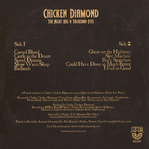 Chicken Diamond - The Night Has A Thousand Eyes
