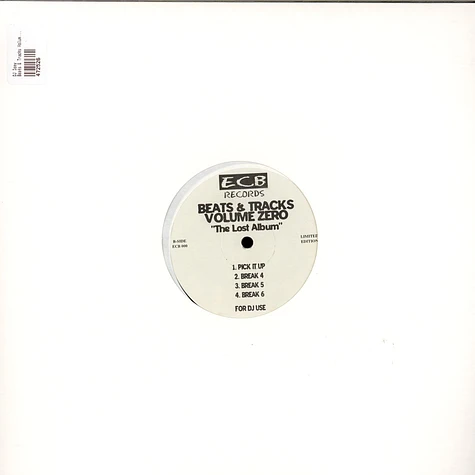 DJ Icey - Beats & Tracks Volume Zero "The Lost Album"