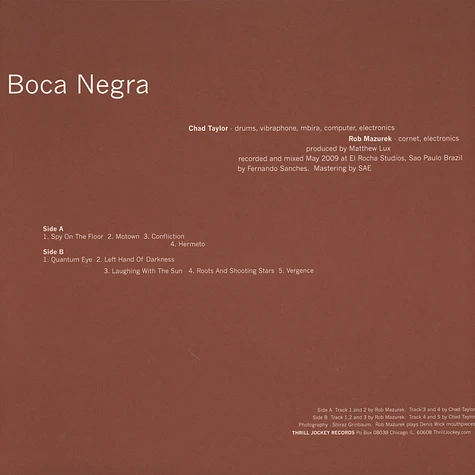 Chicago Underground Duo - Boca Negra