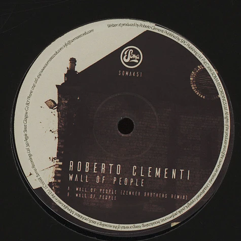 Roberto Clementi / Zenker Brothers - Wall Of People