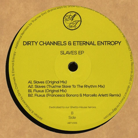 Dirty Channels & Eternal Entropy - Slaves EP