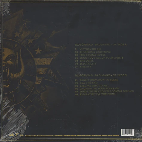Motörhead - Bad Magic Ochre Vinyl Edition