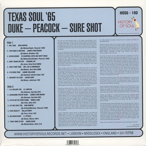 V.A. - Texas Soul '65