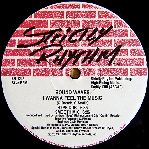 Sound Waves - I Wanna Feel The Music / Gotta Have You