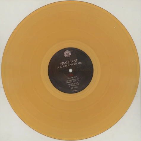 King Giant - Black Ocean Waves Beer Yellow Vinyl Edition