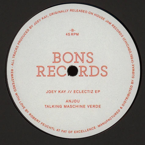 Joey Kay - Eclectiz EP
