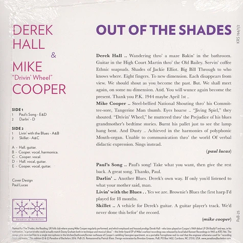 Mike Cooper & Derek Hall - Out Of The Shades