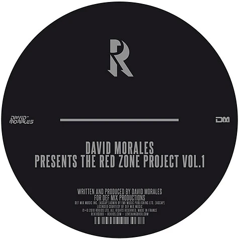 David Morales presents - The Red Zone Project Volume 1