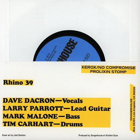 Rhino 39 - Xerox / No Compromise / Prolixin Stomp